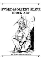 Male Slave Warrior Stock Art
