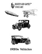 RGG Stock Art: 1920s Vehicles