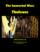 The Immortal Wars Factions: Thuleans