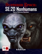 SE:20 SRD: Nonhumans