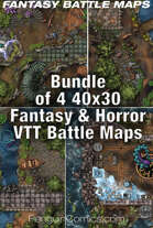 Fantasy & Horror Battle Maps (40x30 VTT) [BUNDLE]