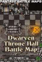 Fantasy Battle Maps: Dwarven Throne Hall