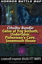 VTT Battle Maps: Cthulhu/Lovecraftian Maps II [BUNDLE]