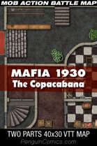 VTT Battle Maps - Mafia 1930: The Copacabana - 40x30, 2 Images