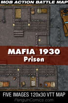 VTT Battle Maps - Mafia 1930: Prison - 40x30, 5 Maps