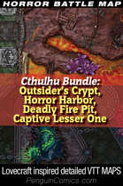 VTT Battle Maps: Cthulhu/Lovecraftian Maps V [BUNDLE]