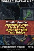 VTT Battle Maps: Cthulhu/Lovecraftian Maps VI [BUNDLE]