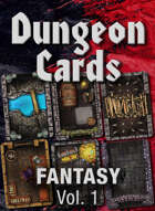 Dungeon Cards: Fantasy, Volume 1