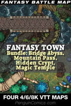 VTT Battle Maps: Fantasy Town XVIII [BUNDLE]