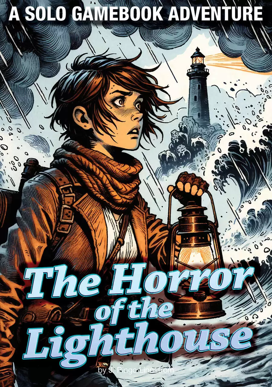Cover of Gamebook: Horror of the Lighthouse | Interactive Fiction