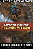 VTT Battle Maps: Cthulhu/Lovecraftian Maps - 41 MAPS! [BUNDLE]