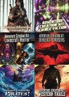 Adventure Creation Kits | SciFi Fantasy Western Horror [BUNDLE]