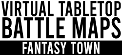 Fantasy Town VTT Battlemaps