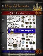 Art Pack For RPG Maps.  Over 500 Objects !!!