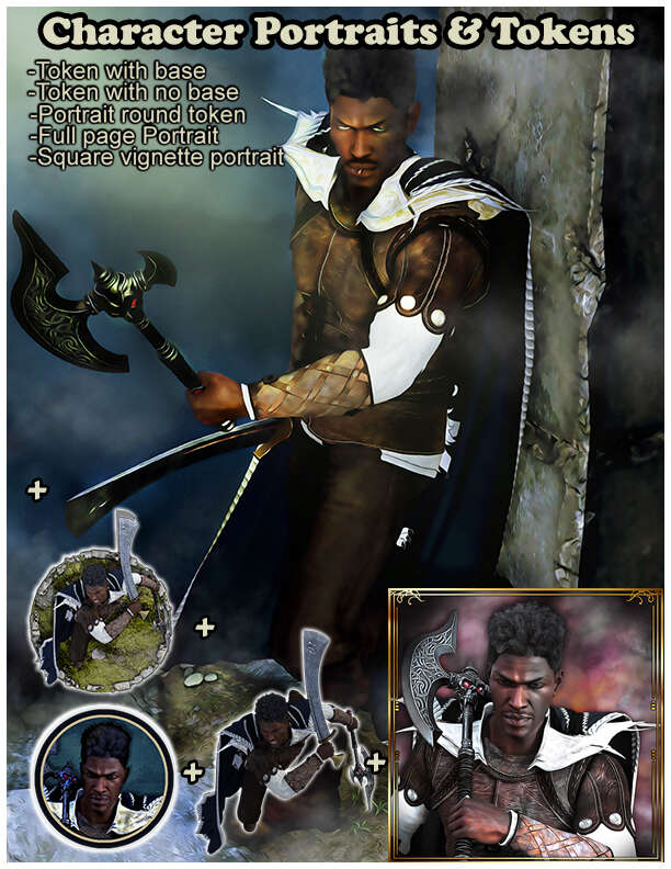 Character portraits & Tokens - Map alchemists | DriveThruRPG