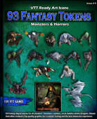 93 fantasy Monsters & horror tokens