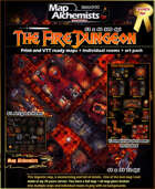The Fire Dungeon map + 81 Item art pack
