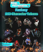113 Fantasy Character tokens