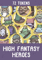 High Fantasy Heroes - Token Pack