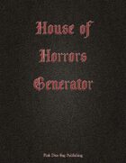 House of Horrors Generator