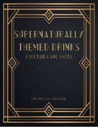 Supernaturally Themed Drinks