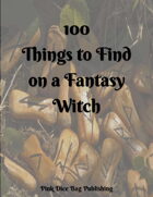 100 Things to Find On a Fantasy Witch