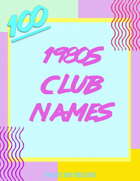 100 1980s Club Names