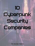 10 Cyberpunk Security Companies