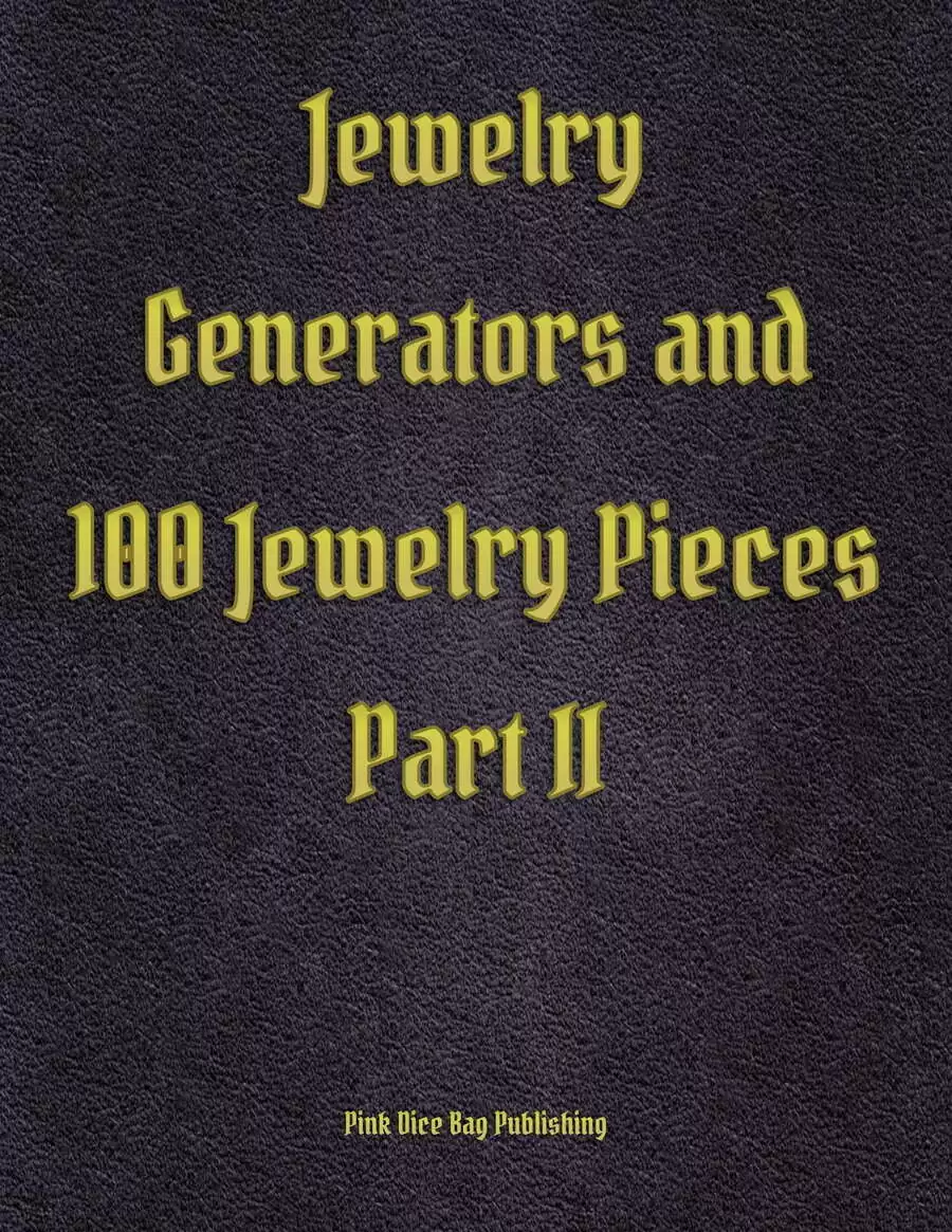 Jewelry Generator and 100 Jewelry Pieces Vol II
