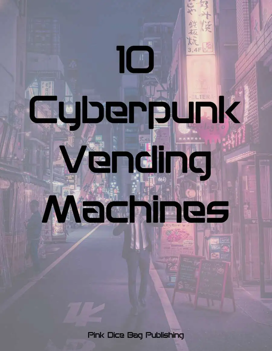 10 Cyberpunk Vending Machines