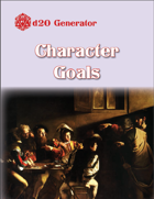 D20 Generator: Character Goals