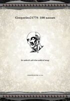 Gregorius21778: 100 names for androids and other artificial beings