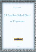 Gregorius21778: 25 Possible Side-Effects of Cryostasis (Mfc)