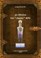 Gregorius21778: 50 Elixirs for "classic" RPG