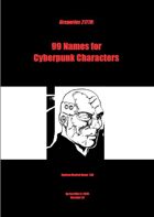 Gregorius21778: 99 Names for Cyberpunk Characters