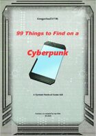 Gregorius21778: 99 Things to Find on a Cyberpunk