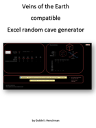 Veins of the Earth compatible Excel Random Cave Generator