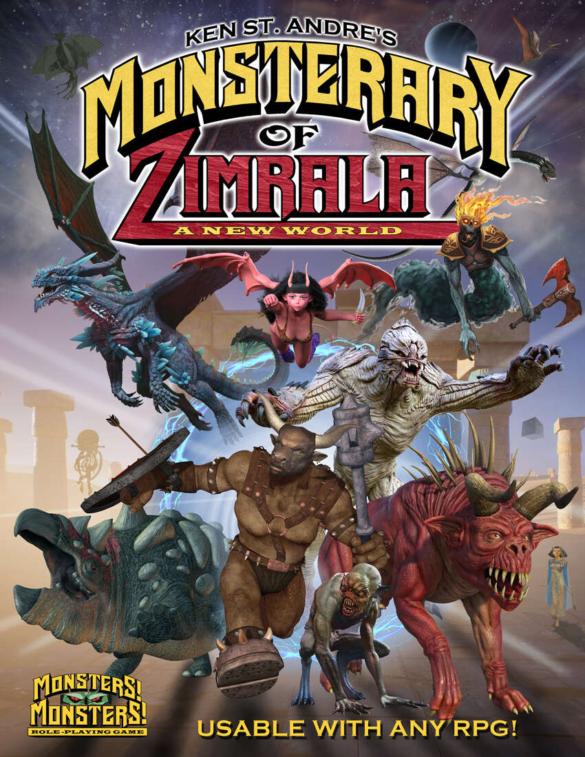 Monsterary of Zimrala - Trollgodfather Press | DriveThruRPG