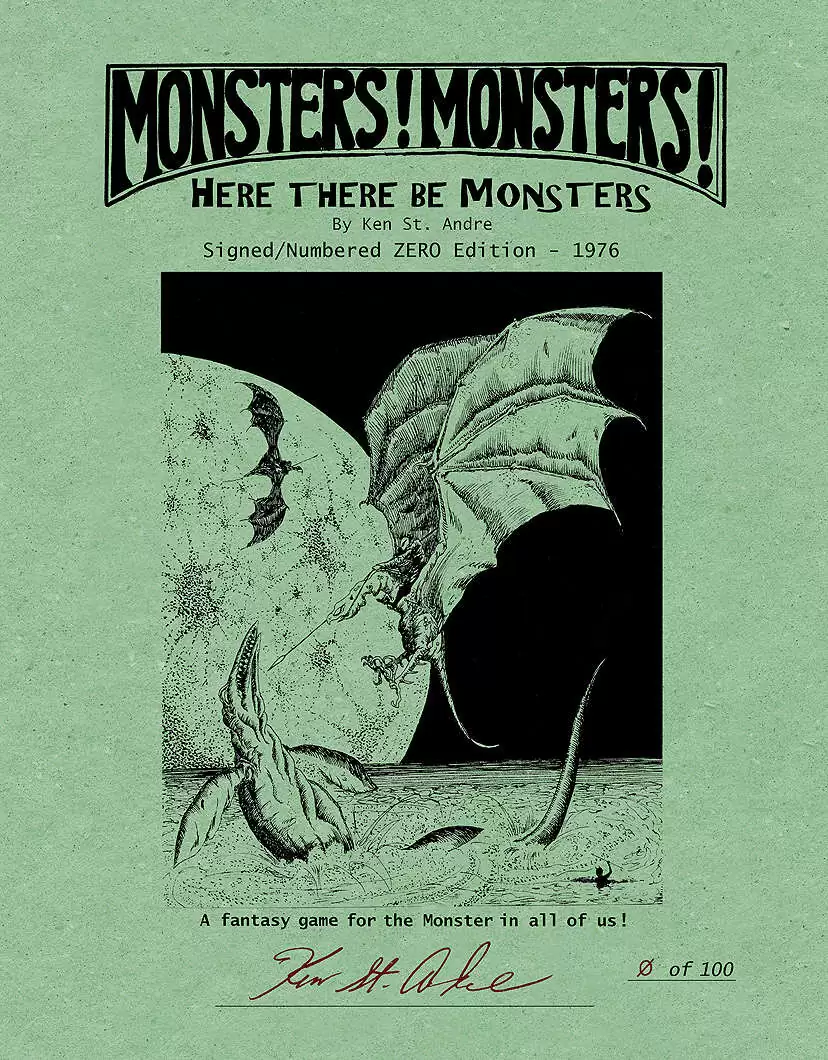 Monsters! Monsters! 1976 Zero Edition - Trollgodfather Press