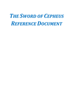 The Sword of Cepheus Reference