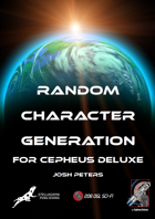 Random Character Generation for Cepheus Deluxe: Enhanced Edition