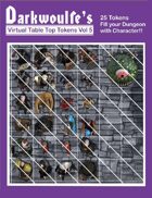 Darkwoulfe's Virtual Tabletop(VTT) Token Pack Vol 5: Heroes and Villains
