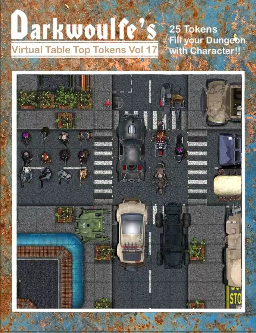 Darkwoulfe's Virtual Tabletop(VTT) Token Pack Vol 17