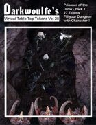 Darkwoulfe's Virtual Tabletop(VTT) Token Pack Vol28 - Prisoner of the Drow 1
