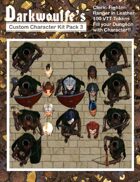 Darkwoulfe's Virtual Tabletop(VTT) Token Pack - Customizable Character Kit Pack 3