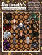 Darkwoulfe's Virtual Tabletop(VTT) Token Pack - Customizable Character Kit Pack 4