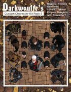 Darkwoulfe's Virtual Tabletop(VTT) Token Pack - Customizable Character Kit Pack 5