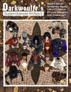 Darkwoulfe's Virtual Tabletop(VTT) Token Pack - Customizable Character Kit Pack 6