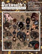 Darkwoulfe's Virtual Tabletop(VTT) Token Pack - Customizable Character Kit Pack 7