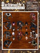 Darkwoulfe's Virtual Tabletop(VTT) Token Pack - Customizable Character Kit Pack 10